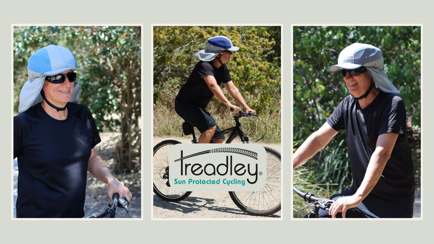 Bicycle Sun Hat Helmet Hat Treadley Helmet Hats