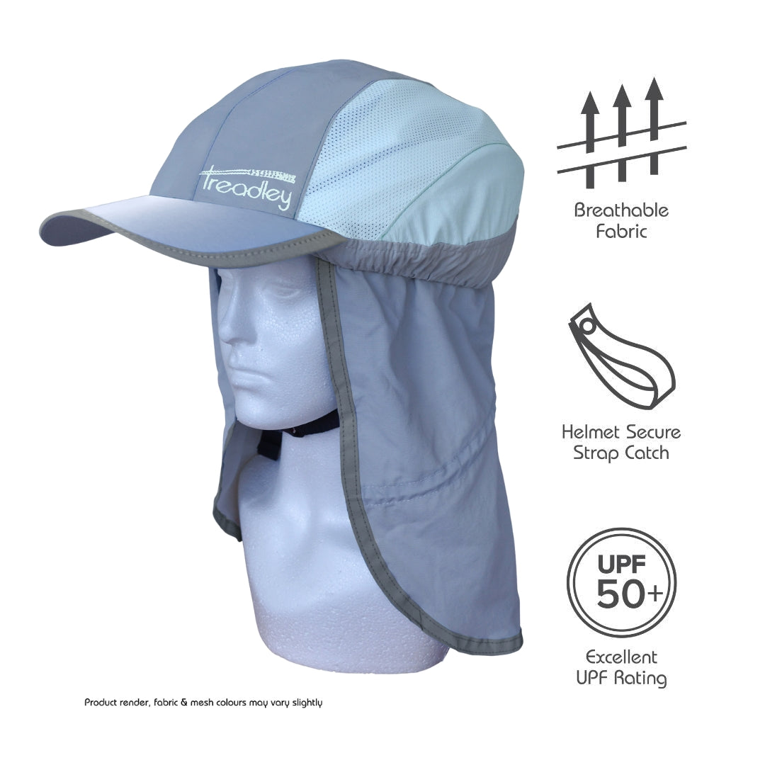 Bicycle Sun Hat Treadley Blue and Pale Blue