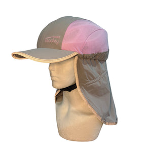 Treadley Sun Bicycle Helmet UPF50+ Grey and Dusky Pink