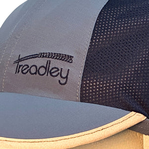 Treadley Sun Bicycle Helmet Hat UPF50+ Blue and Dark Blue