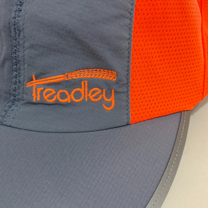 Treadley Helmet Hat Explorer Grey & Orange