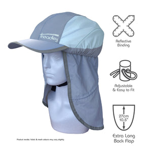 Bicycle Sun Hat Treadley Explorer Blue and Pale Blue