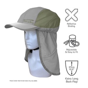 Bicycle Sun Hat Treadley Explorer Grey and Olive