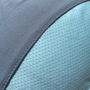 Treadley Sun Bicycle Helmet Hat UPF50+ Blue and Light Blue
