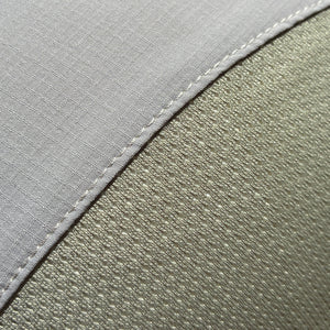 Treadley Sun Bicycle Helmet Hat UPF50+ Grey and Light Olive Green