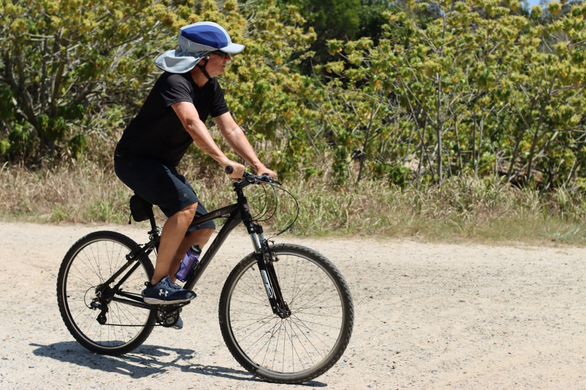Treadley Helmet Hat Sun Protection for Cyclists