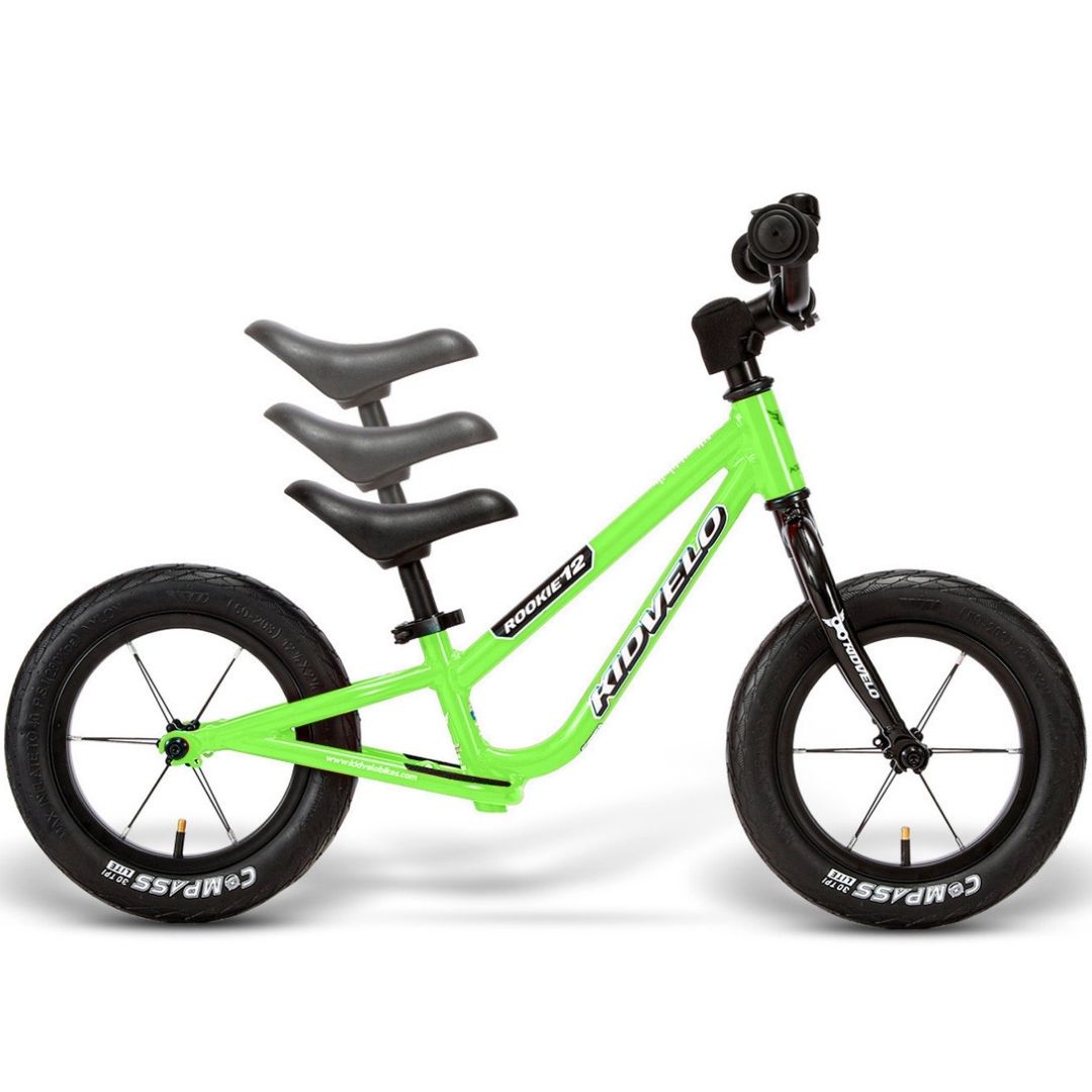 Kidvelo Balance Bike Green Seat Height